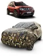 Carigiri Waterproof Camouflage Military Jungle Print Car Body Cover For Renault Duster(100% Waterproof,Triple Stitched,Mirror Pocket,Uv Resistant,Dustproof)(Models-2012-2023)