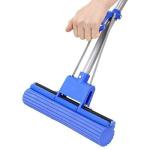 Kayru Multi-Purpose Foldable Floor Cleaning Squeeze Mop Wiper with Adjustable Telescopic Handle Absorber Sponge Cleaner for Home Kitchen Bathroom (Multicolor Pack of 1)