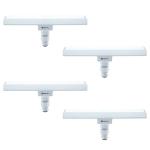 Bajaj 10 W B22D White LED Cool Day Light Linear Bulbs (pack of 4)