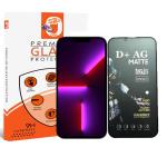 MAXBOOST AG Matte Gaming Tempered Glass For iPhone 13 Pro Max/iPhone 14 Plus | Edge to Edge Coverage Anti-Glare Screen Protector Guard Full Glue Coverage (6.7 Inch, Pack of 1)