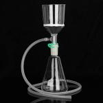 ABGIL Borosilicate Glass Vacuum Suction Filteration Kit - Flask Capacity 250ml Vacuum Buchner Funnel Cpacity 100ml