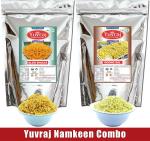 Yuvraj Bikaneri Aloo Bhujiya and Moong Dal Snacks combo pack (1 kg x 2 )