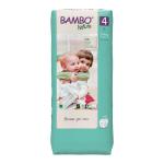 Bambo Nature Premium Baby Diapers - White, Large Size, 48 Count, for Toddler Baby - Super Absorbent, Eco-Friendly and with a Wetness Indicator