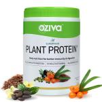 OZiva Superfood Plant Protein (20g Complete Protein with Essential Vitamins & Minerals) for Boosting Immunity, Energy & Better Digestion, Certified Vegan, Coco Vanilla, 250g
