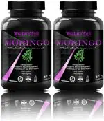 Naturewell Moringa Capsules - Natural Moringa Powder, 60 Capsules Each (Pack Of 2)