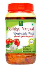 Pothigai Natural Tomato Garlic Pickle 500g / Pure Home Made Pickle /No Chemical Added 100% Natural
