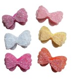 Shivoria Bow Glitter Sparkle Hair Accessories Pins for Girls |Soft for the Baby Hair Clip (Multicolor)