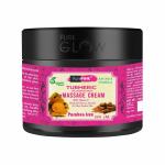 PurePINK Turmeric With Sandalwood Extract Facial Massage Cream - 500 ml, For A Radiant And Glowing Skin