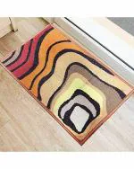 Status Nylon Digital Printed Interior Door Mats in Kitchen Home Bedside Living Office Restaurant Entrance Area Anti Slip Floor Mat (15x23inch) (Multi - 03)