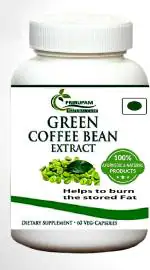 Prirupam GREEN COFFEE BEAN EXTRACT AYUVEDIC 60 CAPSULES (Pack of 1)