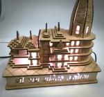 BLACK SWAN ENTERPRISES BRASS BLESSING Wooden Ayodhya Ram Manir Temple - Shree Ram Janam Bhumi (1183) Decorative Showpiece6