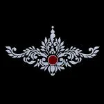 Comet Busters Traditional Bridal Bengali Wedding Bindi for Women (BIN1976) Pack of 1