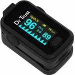 Dr Trust Signature Series Finger Tip Pulse Oximeter Spo2 With Audio Visual Alarm (Midnight Black)- 201