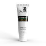 The Wolfman Detox Ash - Charcoal Face Wash | Neem & Licorice | 100 ML