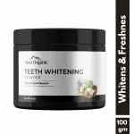 Aravi Organic Teeth Whitening Charcoal Powder - For Enamel Safe Teeth Whitening, Stain Remover, Freshens Breath - Suitable For All Type Teeth - 100 gm