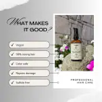 Omiosam 100% Pure & Natural Moringa Hair Oil- Hair Growth And Keratin Treatment Oil - Cold Pressed & Unrefined Oil 100 Ml Hair Oil (100 Ml)