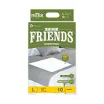 Friends Classic Underpads, Large 60 X 90 cm, Super Absorbent Polymer & Soft Surface, 10s Pack