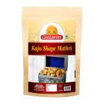 Ghotaram Namkeen Snacks All purpose flour Masala Kaju Mathri Biscuit | Kaju Namkeen Pare | Milk Mathi | Favourite Kaju Shape Papdi Crispy and Delicious Snacks Namkin Ajwain Mathri-900g*1Pack