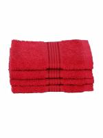 BIANCA Dross Solid Red Cotton Terry Face Towel (30 x 30 cm) 12 pcs (C_FT105A_FT105A_FT105A)