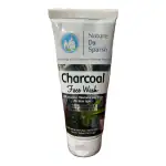 Nature Da Sparsh Charcoal Face Wash for Oil Control & Dirt Removal Fights Pollution, Blackheads, Acne & Pimples | Activated Charcoal Face Wash For Oily Skin pack of 1