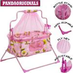 Pandaoriginals PREMIUM BEST SELLING BABY CRADLE|COMFORTABLE FOR BABY (Pink)