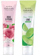 AVON Naturals Rose Whitening and Lime Cleanser Set of 2