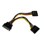 AdzMozi -15 Pin SATA Power Y Splitter Cable 15cm