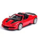 Ktrs Enterprise Ferrari J50 Diecast Metal Pullback Toy Car With Openable Doors & Light, Music Boys Car For Kids Best Toys Gifts Toys For Kids (Ferrari J50)