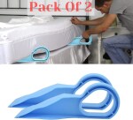 MorivaHomes (Pack of 2) Mattress Lifter Tool 2 in 1 Bedsheet Tucker Tool Bedsheet Mattress Lifter Stand Bed Lifter Helps Lift and Hold Mattress Wedge Elevator Tool Bed Making Tool Bed Tucker Tool