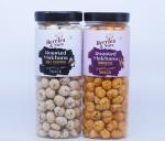Berries & Nuts Roasted Makhana Combo Pack - Salt and Pepper and Barbecue Flavours (70 Grams Each) | Healthy Snacks, Super Food