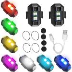 Shopeleven Smart Safety Signal Warning Blinking Strobe Multicolor Led Light With Usb , Helmet, Drone, Bicycle, Toys, Multipurpose