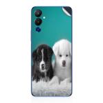 GADGETSWRAP Printed Vinyl Skin Sticker for Tecno Pova 4 Pro - Puppies