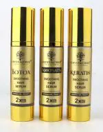 CRYSTALTREE FOREVER SHINE SMOOTHING HAIR SERUM | BOTOX | NANOPLASTIA | KERATIN | 2 X SILKY HAIR SERUM IN COMBO 3 PACKS