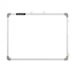 Eduway 2x3 Feet Non-Magnetic Double-Sided Whiteboard and Chalkboard |Sliding Hanging Clips(60x90 cm)