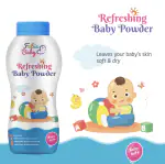 Fabie Baby Talc - Free Natural Baby Powder With Corn Starch, Dermatologically Tested, Paraben Free 200gm