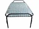 S.S Steelo Art Double Frame Folding Bed Portable Foldable Bed