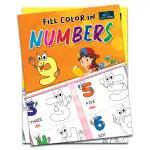 BOOKFORD Fill Color In Numbers Coloring Book For Kids