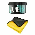 Involve One Snowfall car perfume (Pack 1) with Microfiber Cotton Cloth (combo)