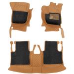 Autoistix 7D Premium Quality tailored and Custom Fitted Car Mats For Hyundai Grand i10 NIOS 2019 - Tan
