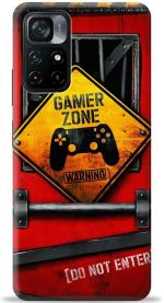 Swagr Red Plastic Shock Proof Back Cover For Poco M4 Pro 5G