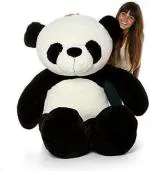 Hug N Feel Soft Toys White And Black Plush Panda Bear Soft Toy - 6 feet