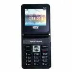 MTR FLIP 2.4 Inch Display,Dual SIM with 2000 Mah Inbuilt Battery(Gold)