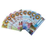 CRAFT WAFT Designer Multicolored Sagun Cash Gift Money Envelopes with One Rupee Coin I Cash Gift Cover I Shagun Lifafa for Wedding, Birthday, Anniversary or Any Occasions (50)