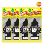 Little Trees Car Freshener - Black Ice (Pack of 4)