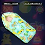 JOBBER 3 in 1 Baby Bed, Sleeping Bag & Carry Nest, Cotton Baby Bedding for New Born & Infant, Portable Bassinet, for Baby Carrying & co Sleeping, Unisex Baby Sleeping Bed
