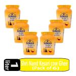 SHRI NAND KESARI 1 Litre Desi Cow Ghee|Immunity Booster and 100% Pure Cow Ghee| Pure Ghee (Pack of 6)