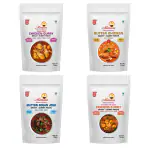 Mimasa Chicken Curry + Butter Chicken + Mutton Rogan Josh + Prawns Curry ( Combo Pack of 4 )