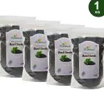 Farmbean Basil Seeds 1kg | tukmalanga seeds | Sabja Seeds