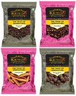 BLK Foods 500g Whole Spice combo | 200g Black Pepper; 100g each of Clove/Cinnamon Roll/Badi Elachi