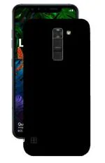 LazyLion LG K7 Black Silicone Shockproof Phone Case, Ultra Safety with Soft Feel (Pack of 2)